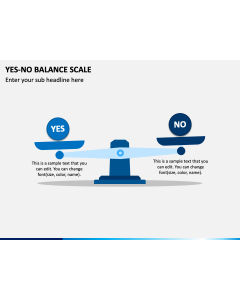 Balance Scale - Yes and No PPT Slide 1