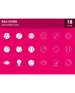 Ball Icons PPT Slide 1