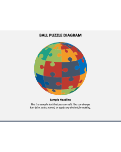 Ball Puzzle Diagram PPT Slide 1