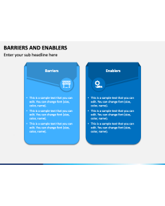 Barriers and Enablers PPT Slide 1