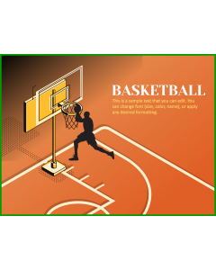 Basketball - Free Download PPT Slide 1