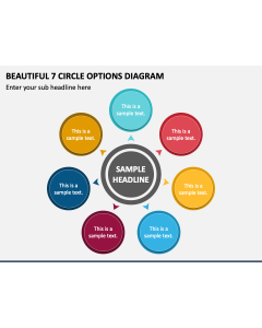 Beautiful 7 Circle Options Diagram PPT Slide 1