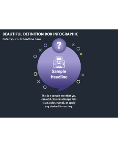 Beautiful Definition Box Infographic PPT Slide 2