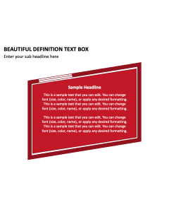 Beautiful Definition Text Box PPT Thumbnail