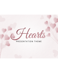 Beautiful Hearts Theme PPT Thumbnail