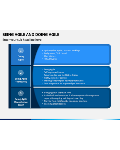 Being Agile and Doing Agile PPT Slide 1