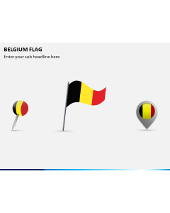 Belgium Flag PPT Slide 1