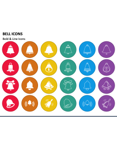 Bell Icons PPT Slide 1