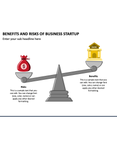 Benefits And Risks of Business Startup PPT Slide 1