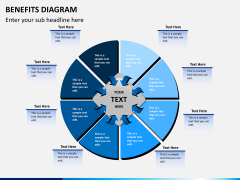 Benefits diagram PPT slide 1