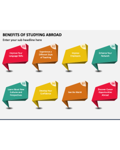 Benefits of Studying Abroad PPT Slide 1