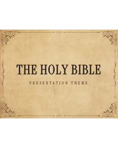 Bible Theme PPT Slide 1