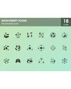Biodiversity Icons PPT Slide 1