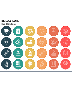 Biology Icons PPT Slide 1