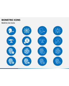 Biometric Icons PPT Slide 1