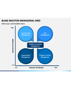 Blake Mouton Managerial Grid PPT Slide 1