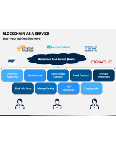 Blockchain As A Service PPT Slide 1
