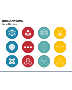 Blockchain Icons PPT Slide 1