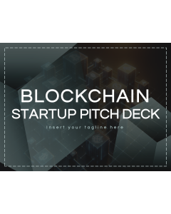 Blockchain Startup Pitch Deck PPT Slide 1