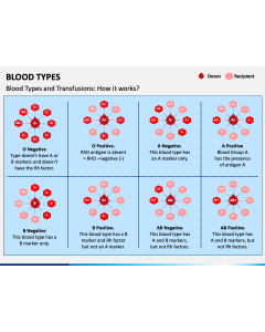 Blood Types PPT Slide 1
