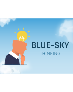 Blue-Sky Thinking PPT Slide 1