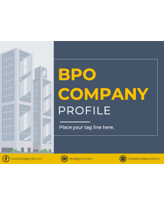 BPO Company Profile PPT Slide 1