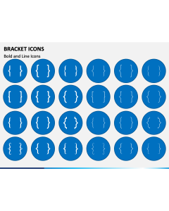 Bracket Icons PPT Slide 1