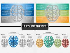 Brain chart PPT cover slide 