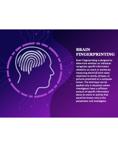 Brain Fingerprinting PPT Slide 1