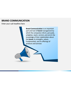 Brand Communication PPT Slide 1