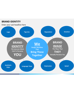 Brand identity free PPT slide 1