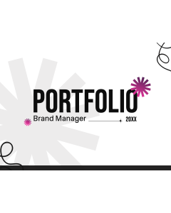 Brand Manager Portfolio PPT Thumbnail