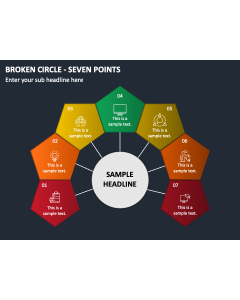 Broken Circle - Seven Points PPT Slide 1