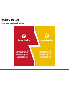 Broken Square PPT Slide 1