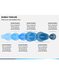 Bubble Timeline PPT Slide 1