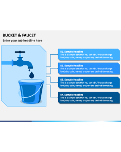 Bucket and Faucet PPT Slide 1