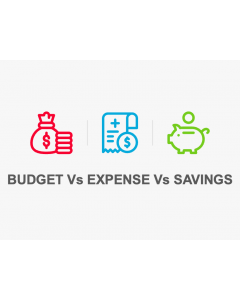 Budget Vs Expense Vs Savings PPT Slide 1
