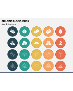 Building Blocks Icons PPT Slide 1