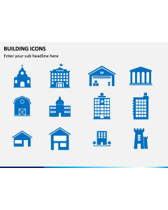 Building Icons PPT Slide 1