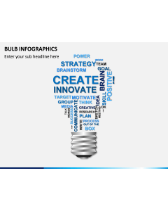 Bulb Infographics PPT Slide 1