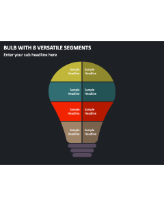 Bulb with 8 Versatile Segments PPT Thumbnail