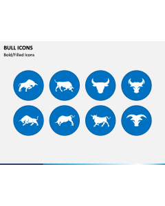 Bull Icons PPT Slide 5