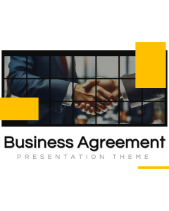 Business Agreement PPT Thumbnail