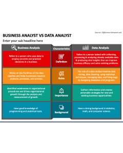Business Analyst Vs Data Analyst PPT Slide 1