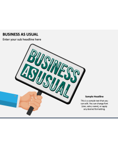 Business As Usual PPT Slide 1