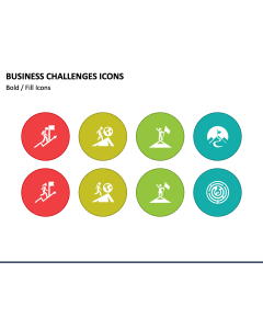 Business Challenges Icons PPT Slide 1