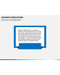 Business Forecasting PPT Slide 1