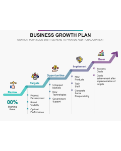 Business Growth Plan PPT Slide 1