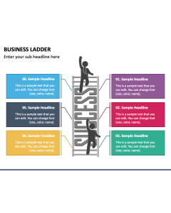 Business Ladder Free PPT Slide 1
