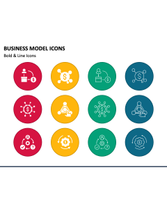 Business Model Icons PPT Slide 1
